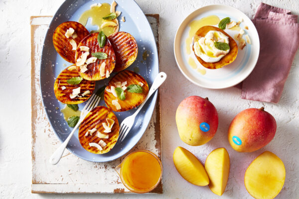 Barbecue Calypso® Mangoes With Mojito Syrup